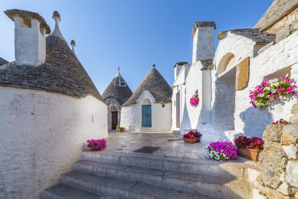 Trulli-Häuser im malerischen Alberobello, Apulien